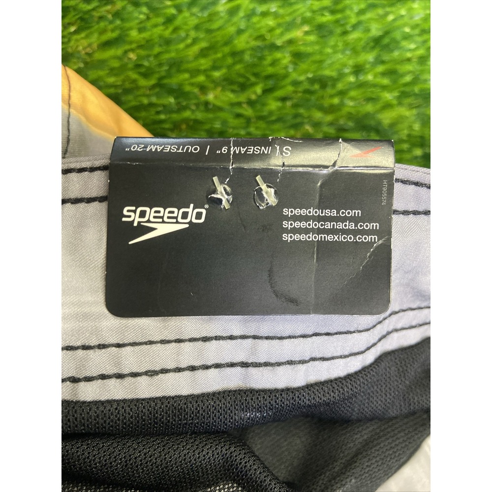 Speedo shorts Comfort Stretch UPF 50+ Swim Trunks Men's Sz S Stripes NWT - Picture 11 of 12